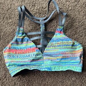 VSX Multicolor Strappy Sports Bra